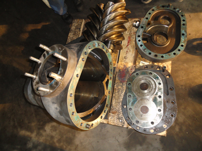 康普艾空压机机头大修