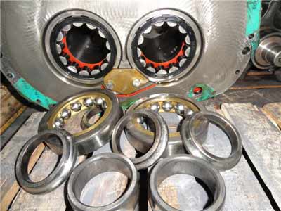 空压机机头轴承座修复