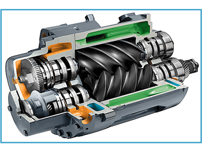 阿特拉斯无油空压机机头大修