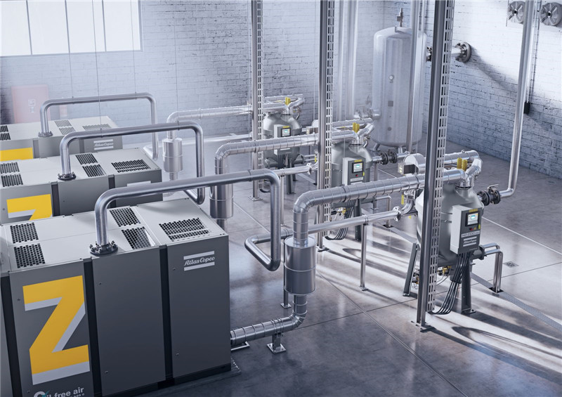 ZE 和 ZA (VSD) 低压无油螺杆